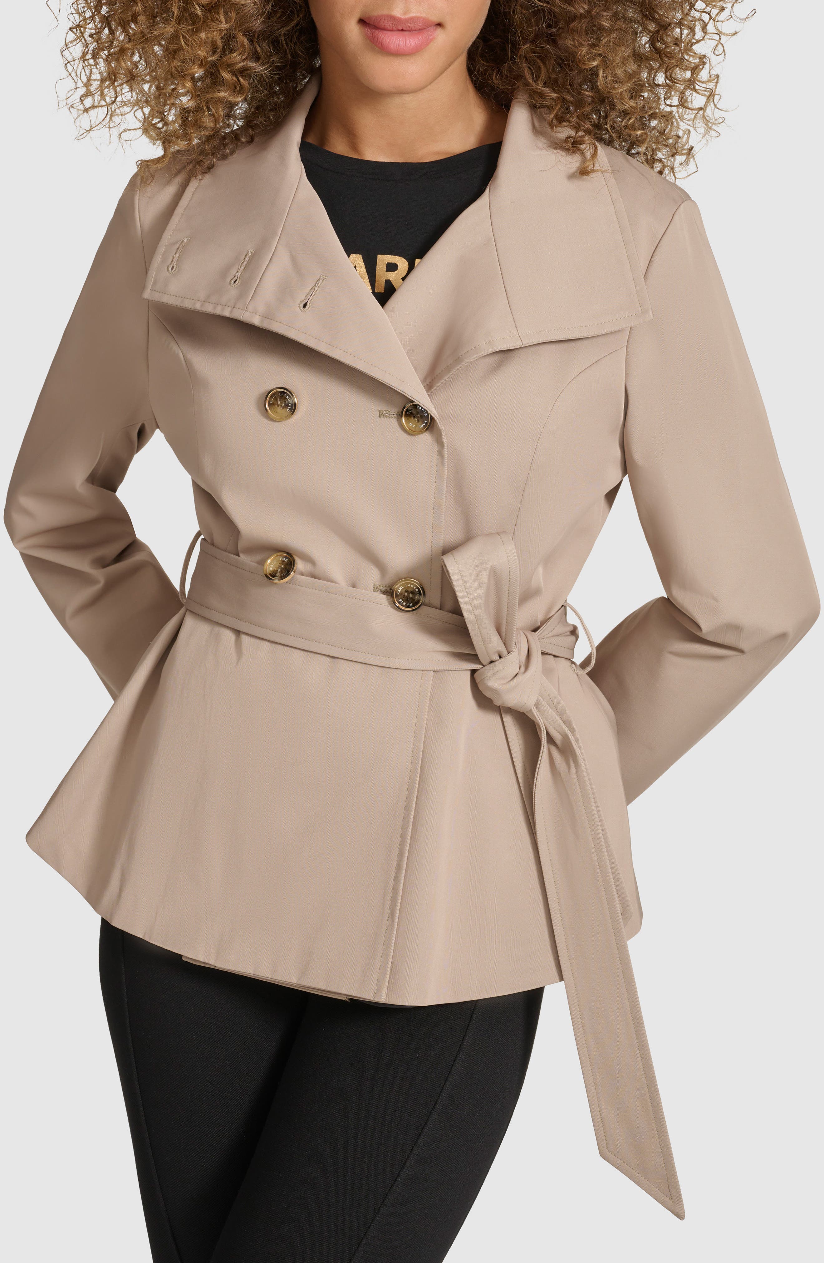 Peplum trench coat Clearance